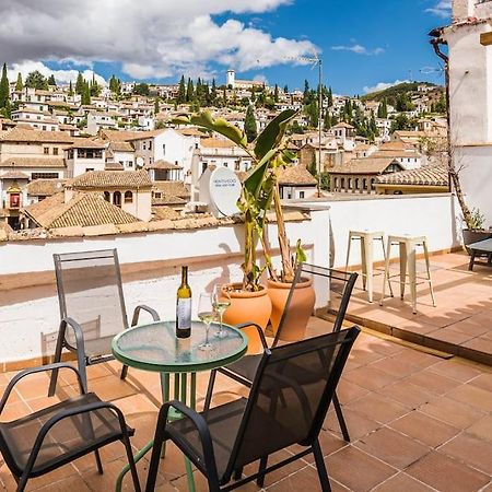 Appartamento Cosy Loft With Amazing Terrace & Spectacular Views Granada Esterno foto